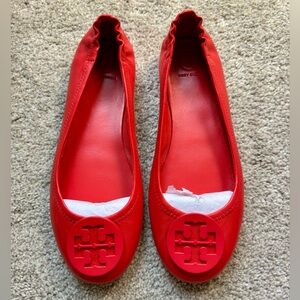 NWT Tory Burch Minnie Travel flat